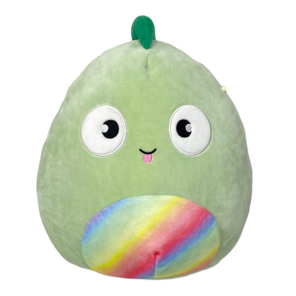 Squishmallow 12" Kent Chameleon Plush Rainbow Belly Green Stuffed Animal
